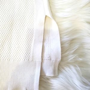 Athleta wool split hem sweater